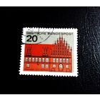Марка Германия 1968 год Архитектура
