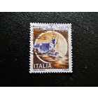 Марка Италия 1980 год Замок
