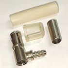 Высокочастотные обжимные разъемы угловые ВЧ (радиочастотные, коаксиальные) кримп