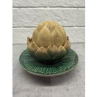 Маслёнка Артишок. КУЗНЕЦОВА. 19 век.   Распродажа коллекции!!!