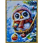 Открытка новогодняя чистая 10х15 см.