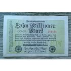 Werty71 Германия Веймар 10000000 (10 миллионов) марок 1923 Банкнота 10 000000