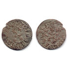 Шеляг н/д, Сигизмунд III Ваза, Рига. Редкий вариант без даты на Рв., лис вправо, R6!