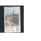 США-1988, (Мих.1992), гаш.,  Штат Нью-Йорк, (одиночка),