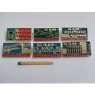 Набор значков. БАМ. Байкало- Амурская магистраль.