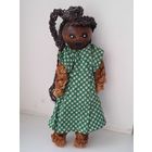 Коллекционная кукла Тропиканка 80-х гг, в этническом стиле