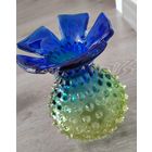 Шикарная ваза. Чехословакия. Ананас. Кактус. 50-60-е гг.