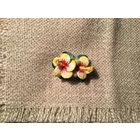 Брошь Цветы фарфор Англия клеймо 50-60е гг