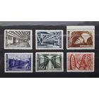 СССР 1947г. Серия из 6 марок. Метро. **