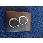 Серьги полумесяц серебро 925, распродажа коллекции, с рубля