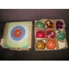 Коробка ёлочных игрушек СССР большие шары диаметром 10 см