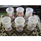 Рюмки из оникса, 6 шт, 10 см. Цена за одну..