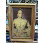 Репродукция в деревянной раме 35х24 см.