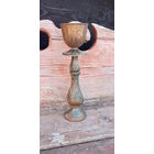 ПОДСВЕЧНИК  ИЗ ЗАПЧАСТЕЙ ЛЮСТРЫ! СССР!