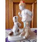 А НУ-КА ОТНИМИ.ДЕВОЧКА С СОБАЧКОЙ.15.5 СМ.