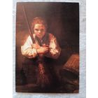 Дети. Рембрандт. Девочка с метлой. Издание Англии