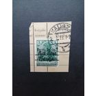 Польша 1918 Марка из серии с надпечаткой "Poczta Polska" на марках Германии выпуска 1914/1918 года (гашеная) Mi.7 тип II каталог 1.00 евро