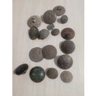 Лот старинных пуговиц.