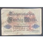 Банкнота 50 марок 1914 год. Германская империя.