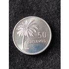 5. Распродажа! Гвинея-Биссау 50 сентаво 1977 г. Нечастая! UNC!