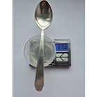 Чайная ложка, в блеске, ЛФ0 (Ленинградская ювелирная фабрика, 1960 год). Вес 27,58 грамм. Серебро 875, звезда. Не чищена. 15