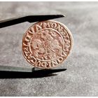 Полугрош 1/2 гроша 1556 года, Сигизмунд II, м.д. Вильно, Литва, Копицкий 3248, ХОРОШИЙ