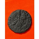 Солид (боратинка) 1666 г. польский герб Ян II Казимир, без мц.