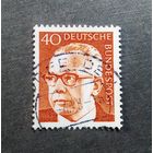 Марка Германия 1970 год Густав Хайнеман