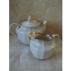 Заварник(30р)+сливочник(30р), Дмитровский фарфоровый з-д 1950-60гг(Вербилки)лот 16