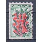 [280] Французские колонии. Мадагаскар 1957. Флора.Цветы. Гашеная марка.