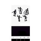 Набор: ковбои. Отливка детальная.