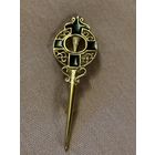Брошь Килтовая Кинжал клеймо Scotland Англия винтаж