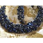 Колье и браслет Нат камень Синий Кварц