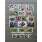 Продажа коллекции с 1 рубля! Фауна на почтовых марках мира.