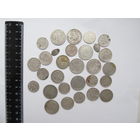 Все лоты с рубля.Монеты серебро.Российская империя,Советы,чешуйки.