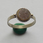 Винтажное кольцо аметистовая друза  Диаметр 18.5 мм