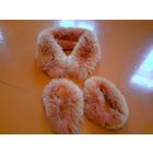 Воротник и опушка на рукава