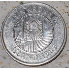 Исландия 1 крона, 1999 (3-7-96)