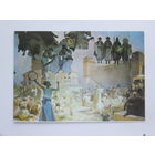 Альфонс Муха живопись 10х15 см