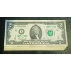 Корешок! 2 доллара США 2017 года (2017А). 100 штук. UNC. Торг!