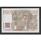 Франция 100 франков 1953 года. Тип P-128. Состояние аUNC!