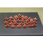 Звезда-кокарда на пилотку, эмаль, магнитные. одним лотам. Распродажа коллекции вещей. С РУБЛЯ! АУКЦИОН!