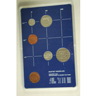 Нидерланды, годовой набор монет (Голландия) 1982 год, 5+10+25 центов 1+2,5 гульдена + жетон UNC.