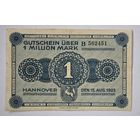 1923 год 1 000 000 марок Германия