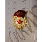 Знак Гвардия СССР алюминиевая на винту без гайки