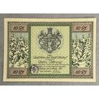 Нотгельд 10 пфеннигов 1921 год. Ордруф. Веймарская республика