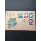 Польша 1956 КПД с полной серией марок "Туризм" (спецгашение) Mi.966-969 каталог 5.00 евро