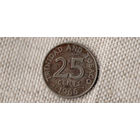 Тринидад и Тобаго 25 центов 1966