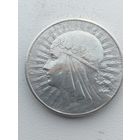 10 злотых 1933год.Ядвига