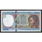 Центральноафриканские штаты Экваториальная Гвинея 10000 франков 1994 года. Тип Р-505N. Состояние UNC